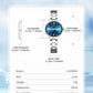 CURREN Simple Elegance Women's Watches NEW Thin  Quartz Stainless Steel Band Wristwatch Waterproof Clock Gift for Ladies