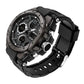 SANDA 6008 Wristwatches Waterproof Swimming Military Watch Men Sports Watches Dual Display Analog Digital LED Electronic Quartz