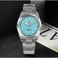 San Martin Men Luxury Watch 36mm BB36 Snowflake Hands Explore Series Sports Watches PT5000 Automatic Mechanical 10Bar BGW-9 Lume