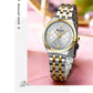 CURREN Designer Style Watch for Women Elegant 32mm Dial with Rhinestones Stainless Steel Band  Luxury Dress Ladies Wristwatch