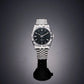Baltany S4102 Business Man Automatic Mechanical Wristwatch 36mm Linen Dial Engine Turned Bezel NH35 Luxury Dress Watch For Man