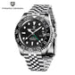 PAGANI DESIGN V3 PD-1662 GMT Watches Men's Luxury Sapphire Automatic Mechanical Watch 40MM Stainless Steel 100M Waterproof Watch