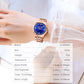 CURREN Designer Style Watch for Women Elegant 32mm Dial with Rhinestones Stainless Steel Band  Luxury Dress Ladies Wristwatch