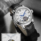 2025 New Seagull Men's Watch Automatic Mechanical Wristwatch Multi-Function Hollow Flywheel Business Simple Watch D819.622