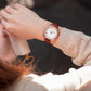 MEGIR Fashion Women Watches Luxury Diamond Leather Ladies Bracelet Female Quartz Wristwatches Dress Clock Relogio Feminino 7029