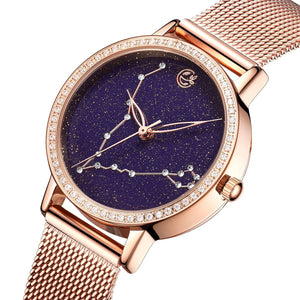 MEGIR Luxury Diamond Wristwatches for Women Fashion Simple Ladies Bracelet Watch Quartz Female Dress Clock Relogio Feminino