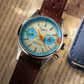 Sugess Pilot Watch with Seagull Movement Swanneck Wristwatch Mechanical Chronograph Sappire Crystal Military Limited Racing 1963