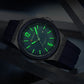 CURREN Fashion Minimalist Men's Watch with Date Display Casual Silicone Strap Quartz Wristwatches Luminous