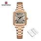 NAVIFORCE Women Watches Fashion Clock Stainless Steel Luxury Watch Simple Business Waterproof Wriswatch Ladies Relogio Feminino