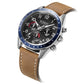 RUIMAS Luxury Brand Chronograph Watches for Men Fashion Leather Sports Military Wristwatch Luminous Clock Auto Date Reloj Hombre