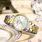 CURREN Fashion Brand Couple Watches for Lovers Simple Classic Quartz Stainless Steel Bracelet Wristwatches with Luminous Hands