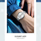CURREN Simple Elegance Women's Watches NEW Thin  Quartz Stainless Steel Band Wristwatch Waterproof Clock Gift for Ladies