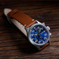 Baltany 39mm Military Chronograph Watch Man S5045 Sapphire Crystal 10ATM Stainless Steel VK67 Calendar Retro Quartz Wristwatches