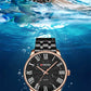 CURREN New Simple Style Stainless Steel Wristwatches for Men Luxury Brand Business Quartz Watch with Roman Numbers