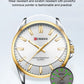CURREN Fashion Brand Couple Watches for Lovers Simple Classic Quartz Stainless Steel Bracelet Wristwatches with Luminous Hands
