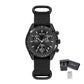 MEGIR Luxury Quartz Watches for Men Blue Canvas Strap Sport Leisure Chronograph Luminous Waterproof Male Wristwatch Clock 2247
