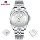 NAVIFORCE Women Watches Ladies Creative Watch Stainless Strap New Fashion Charm Quartz 30m waterproof Wristwatches Female Clock
