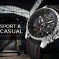 MEGIR Men's Original Sport Watches Leather Strap Quartz Military Waterproof Wristwatch Male Clock Reloj Hombre 1010