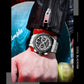CURREN Luxury Brand High Quality Chronograph Luminous Watches for Men Silicone Strap Casual Sports Waterproof Quartz Wristwatch