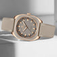 NAVIFORCE Simple Women Watches Luxury Design Silicone Watch Ladies Quartz Wristwatch Womens Polygon Dial Luminous Reloj Mujer