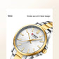 CURREN Fashion Brand Watches for Women Simple Casual Stainless Steel Bracelet Quartz Pointers Wristwatches Luminous Hands Clock