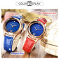 MEGIR Fashion Watch for Women Luxury Leather Casual Simple Quartz Wristwatch Waterproof Ladies Dress Clock Relogio Feminino 4208
