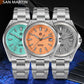San Martin New Gada Fashion Sport Watch 39mm NH35 Automatic Mechanical Men Watches Dress Waterproof 100m Luminous SN0129