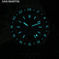 San Martin Original Design Fashion GMT 39.5mm Men Sports Watch Japan NH34 Automatic Mechanical Waterproof 100m SN0116 Reloj