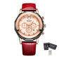 MEGIR Luxury Women Bracelet Watches Fashion Quartz Sport Ladies Wristwatch Leather Dress Clock Chronograph Reloj Hombre 2042