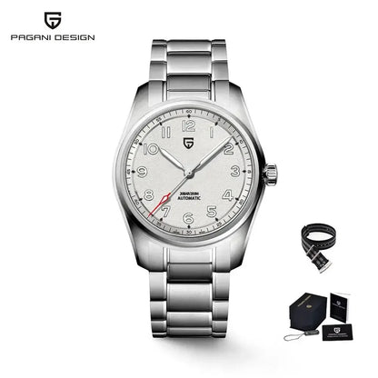 2025 PAGANI DESIGN 38MM Pilot Watch Automatic Mechanical Watches Sapphire Waterproof Watch for Men Relogio Masculino PD1717 V2