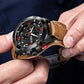 MEGIR Large Dial Watches for Men Luxury Brand Sports Chronograph Clock Waterproof Luminous Hands Quartz Wristwatch Reloj Hombre