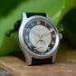 Baltany S2027 Men's 36MM Quartz Dress Watch Sapphire  Retro Luminous Stainless Steel Waterproof 10Bar Tuxedo Wristwatches