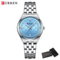 CURREN Designer Style Watch for Women Elegant 32mm Dial with Rhinestones Stainless Steel Band  Luxury Dress Ladies Wristwatch