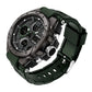 SANDA 6008 Wristwatches Waterproof Swimming Military Watch Men Sports Watches Dual Display Analog Digital LED Electronic Quartz