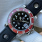 Steeldive Brand Watch SD1953C Red Bezel Diver Watch Men 300M Waterproof Sapphire Glass BGW9 Luminous NH35 Automatic Dive Watch