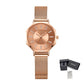MEGIR Fashion Simple Style Women Watches Stainless Steel Strap Quartz Female Wristwatches Gift Waterproof Ladies Diamond Watch