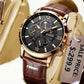 LIGE New Men Watch Top Brand Luxury Waterproof Luminous Sport Wristwatch Quartz Military Leather Watch For Men Relogio Masculino