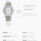 Pierre Paulin Salmon Dial Business Series Sapphire Automatic Mechanical Watch Men's NH38 Waterproof Leather Watch 2024 New