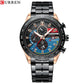 CURREN New Stylish Men's Watches Big Face 48mm Chronograph Dial Sport Quartz Wristwatches Luminous Hands Auto Date