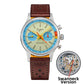 Sugess Watch of Men Chronograph Mechanical Wristwatches with Seagull ST19 Swanneck Movement Pilot Sapphire Crystal Racing V2 New