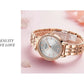 MEGIR Luxury Watches for Women Stainless Steel Dress Clock Fashion Elegant Wristwatch Quartz Watch Ladies Clock Reloj Mujer 7012