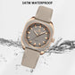 NAVIFORCE Simple Women Watches Luxury Design Silicone Watch Ladies Quartz Wristwatch Womens Polygon Dial Luminous Reloj Mujer