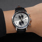 CADISEN Men Watch Quartz Luxury Brands MIYOTA 0S11 Movement Chronograph Sunburst Salmon Dial AR Coated Glass Waterproof Watches