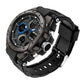 SANDA 6008 Wristwatches Waterproof Swimming Military Watch Men Sports Watches Dual Display Analog Digital LED Electronic Quartz