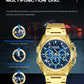 MEGIR Men's Watches Waterproof Sports Quartz Wristwatch with Chronograph Calendar Luminous Male Clock Relogio Masculino 4220
