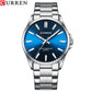 CURREN Classic Fashion Brand Watches for Men Business Quartz Luminous Hands Wristwatches with Stainless Steel Strap