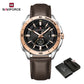 Relogo Masculino NAVIFORCE Business Watch Men Outdoor Casual 3ATM Waterproof Man Wristwatches Top Brand Luxury Boy GIft Watches