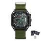 MEGIR Men's Watch Chronograph Orange Canvas Strap Sport Wristwatch Luminous Auto Date Quartz Watches Clock Montre Homme 2217