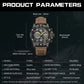 MEGIR Men Watches Luxury Brand Quartz Wristwatch Waterproof Leather Strap Military Sports Clock Chronograph Reloj Hombre 2130