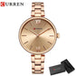 CURREN Women Watch Fashion Luxury Watch Reloj Mujer Stainless Steel  Female Clock Quartz Bracelet Wrist Watch Clock Gift